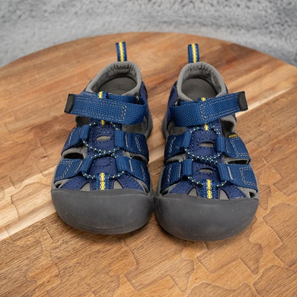Little Kids Keen Newport H2 Blue Strappy Outdoor Shoes Sandals Size 7 C